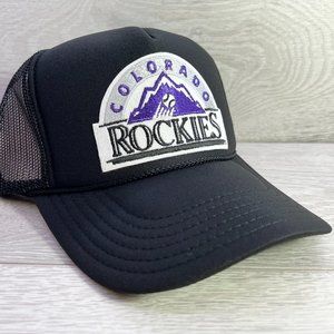 OTTO Black and Purple Colorado Rockies Hat